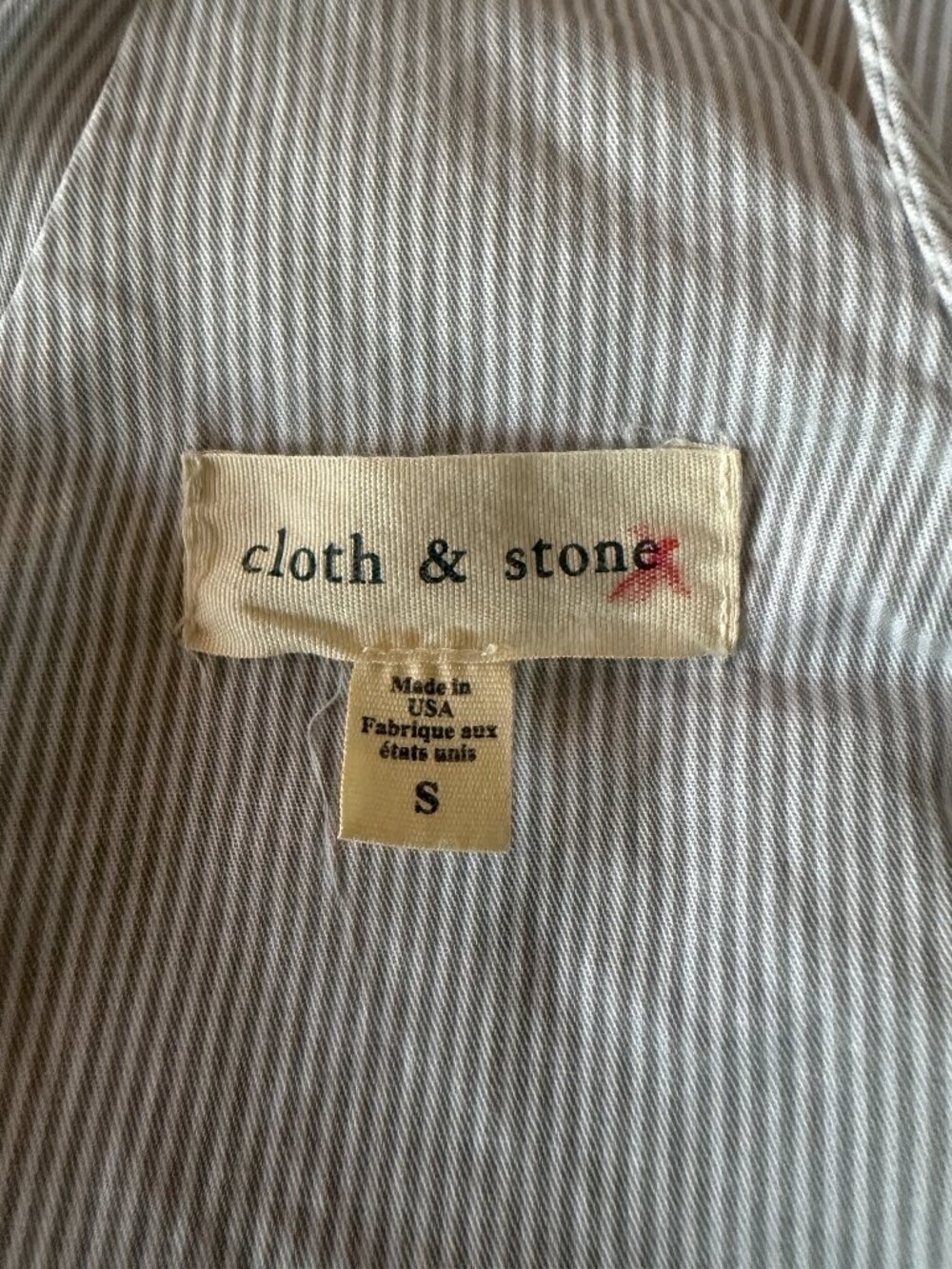 Women's S Cloth & Stone Striped Racerback Tank Top - Picture 5 of 7